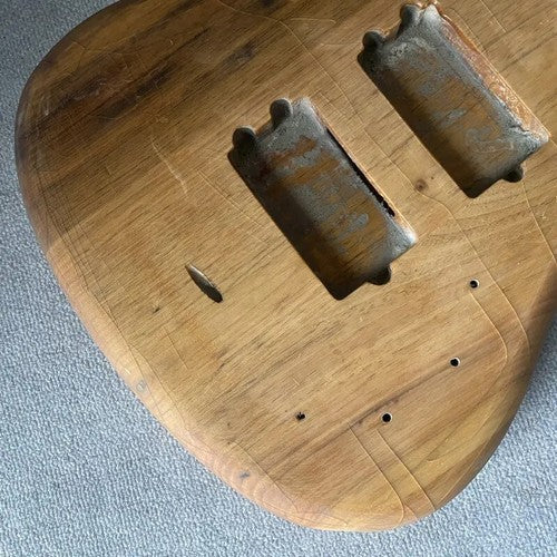Maple Wood 4 String Electric Bass Neck, Mahogany Body DIY Project