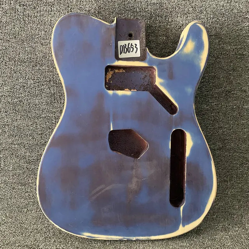 Blue Telecaster Tele Style Guitar Basswood Body