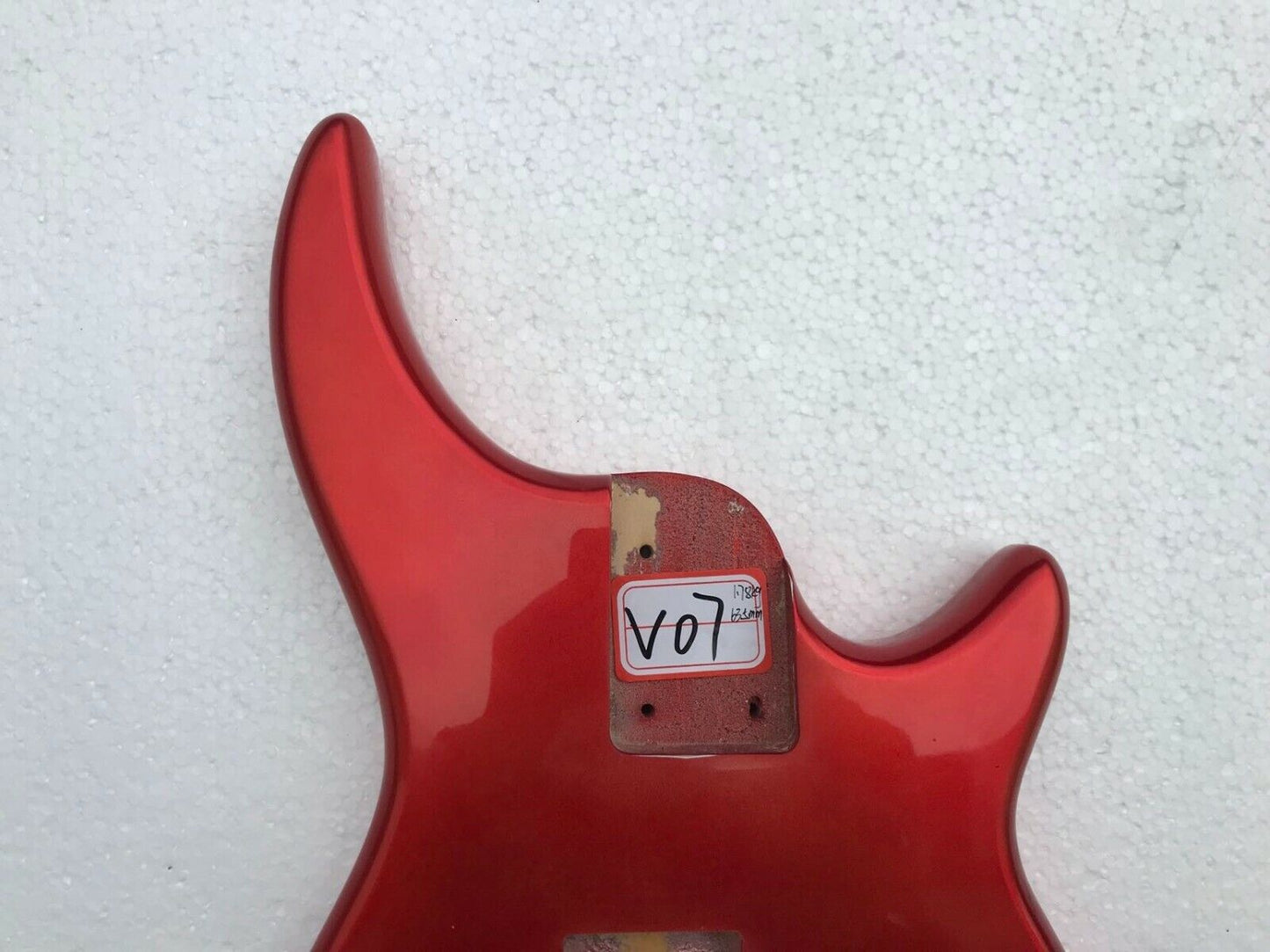 4 String Electric Bass Glossy Red Body DIY Project
