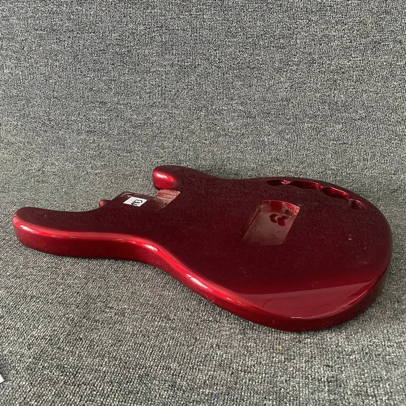Metallic Red 4 String Electric Bass Basswood Body