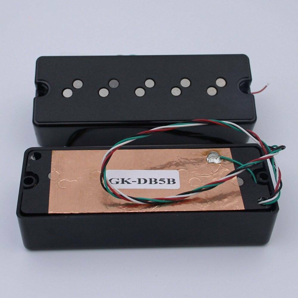 5 String Electric Bass Alnico SoapBar Pickups Neck and Bridge Set