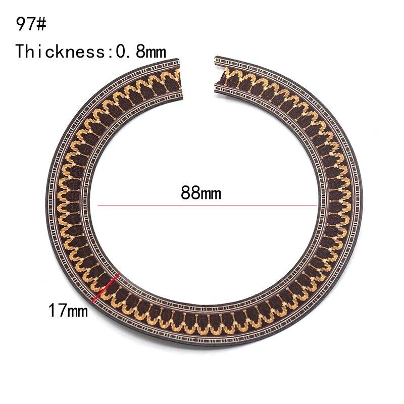 3pcs Wood Classical Guitar Sound Hole Rosette Fit Stagg,Takamine,Ibanez,Lucero