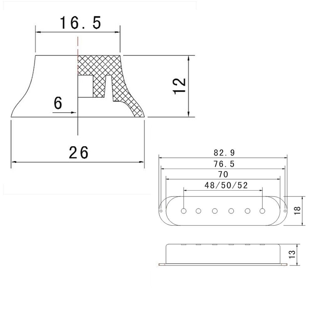 Deep Pink Guitar Control Knobs, Pickups Covers, Switch Tip Fit Fender Strat ST