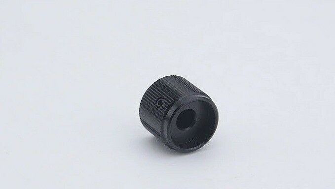 Black Bass And Guitar Aluminum Flat Top Control Knob