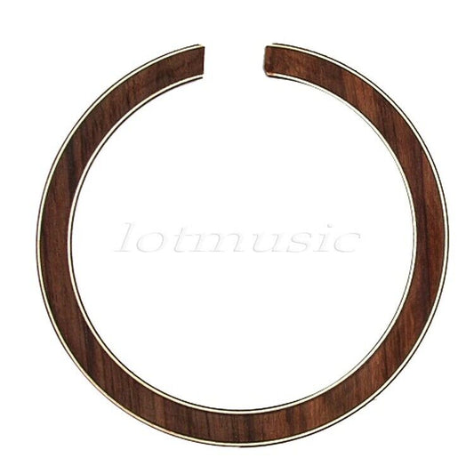 1 Pcs Acoustic Guitar Rosewood and Maple Soundhole Rosette
