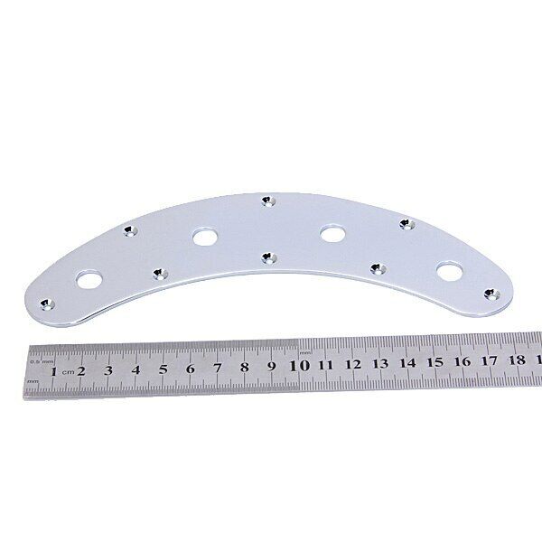 Chrome Electric Bass Guitar Control Plate Fit MusicMan Bass