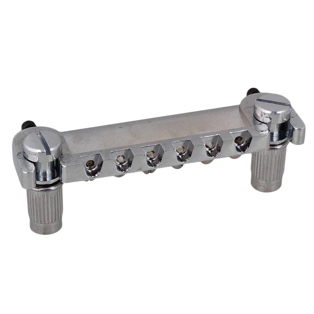 Chrome Guitar Tailpiece Wraparound Stop Bar Fit Epiphone,PRS,Gibson,Ibanez,Cort