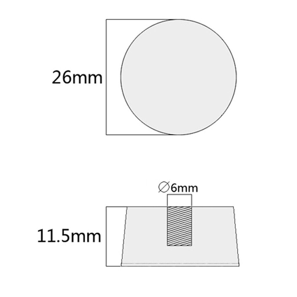 Pack of 4 Acrylic Amber Guitar Speed Knobs Fit Edwards,Greco,Burny,Ibanez,PRS