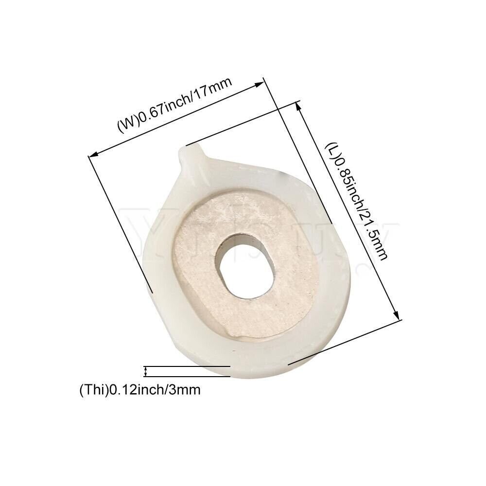 3 Pieces Euphonium Valve Guides Repair Parts