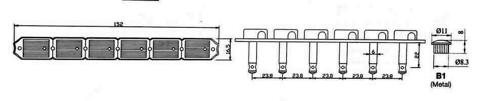 Locked String Tuners Guitar Vintage Machine Heads Fit Fender Strat and Tele