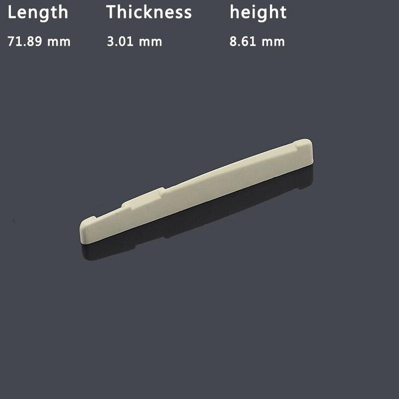 Folk Acoustic Guitar TUSQ Nut&Saddle Fit Alvarez,Rogue,Epiphone,Fender,Takamine