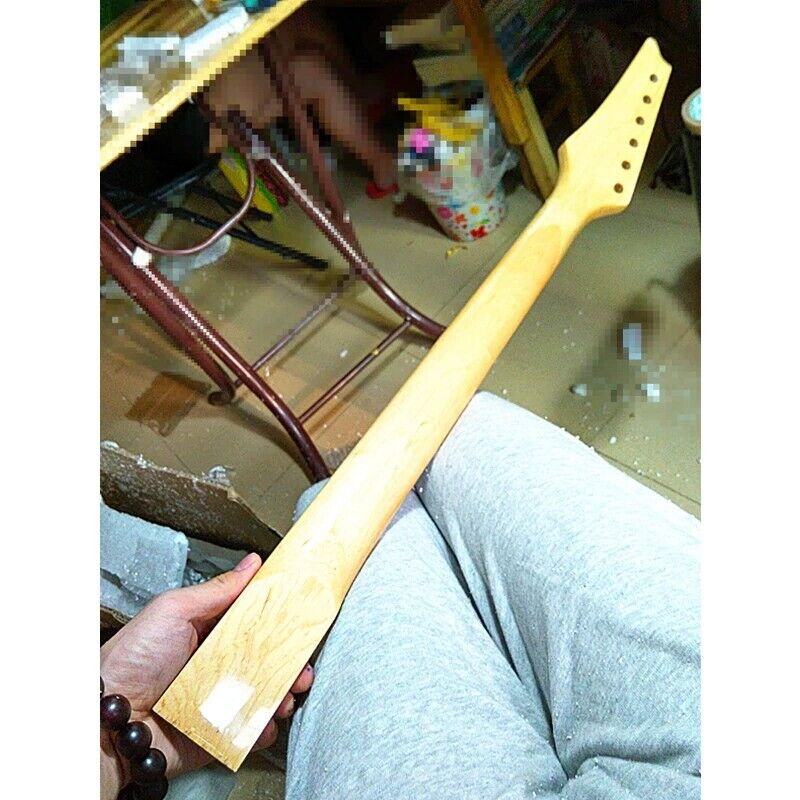 Glossy Finish 24 Frets Guitar Maple Neck with Scalloped Fingerboard