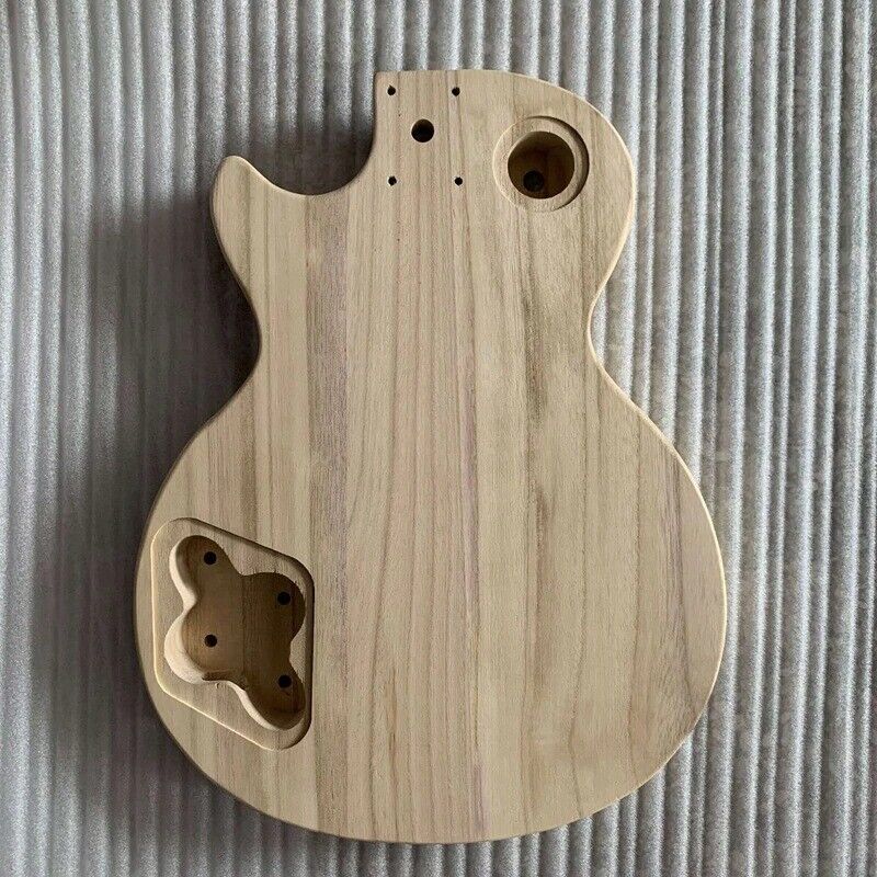 Unfinished Candlenut Wood Guitar Body Fit LP Les Paul