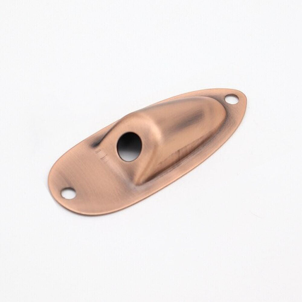 Electric Guitar Copper Red Metal Boat Jack Plate Fit Fender Strat