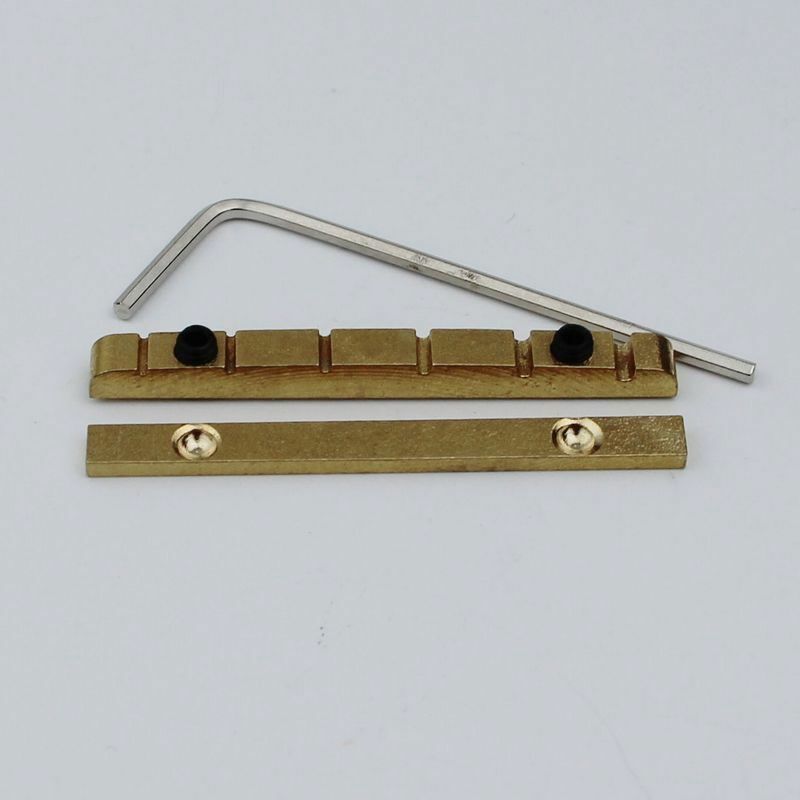 Guitar 43MM Adjustable Slotted Brass Nut Fit Fender Stratocaser ST