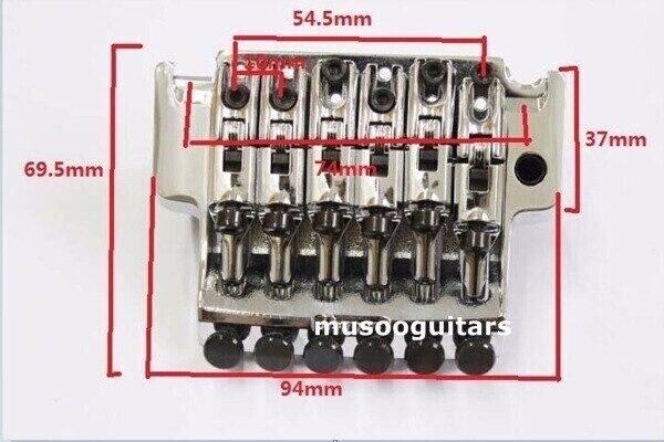 Ibanez EDGE III Bridge Tremolo System in Black Fit Ibanez GIO,RG,GRG,ARZ Series