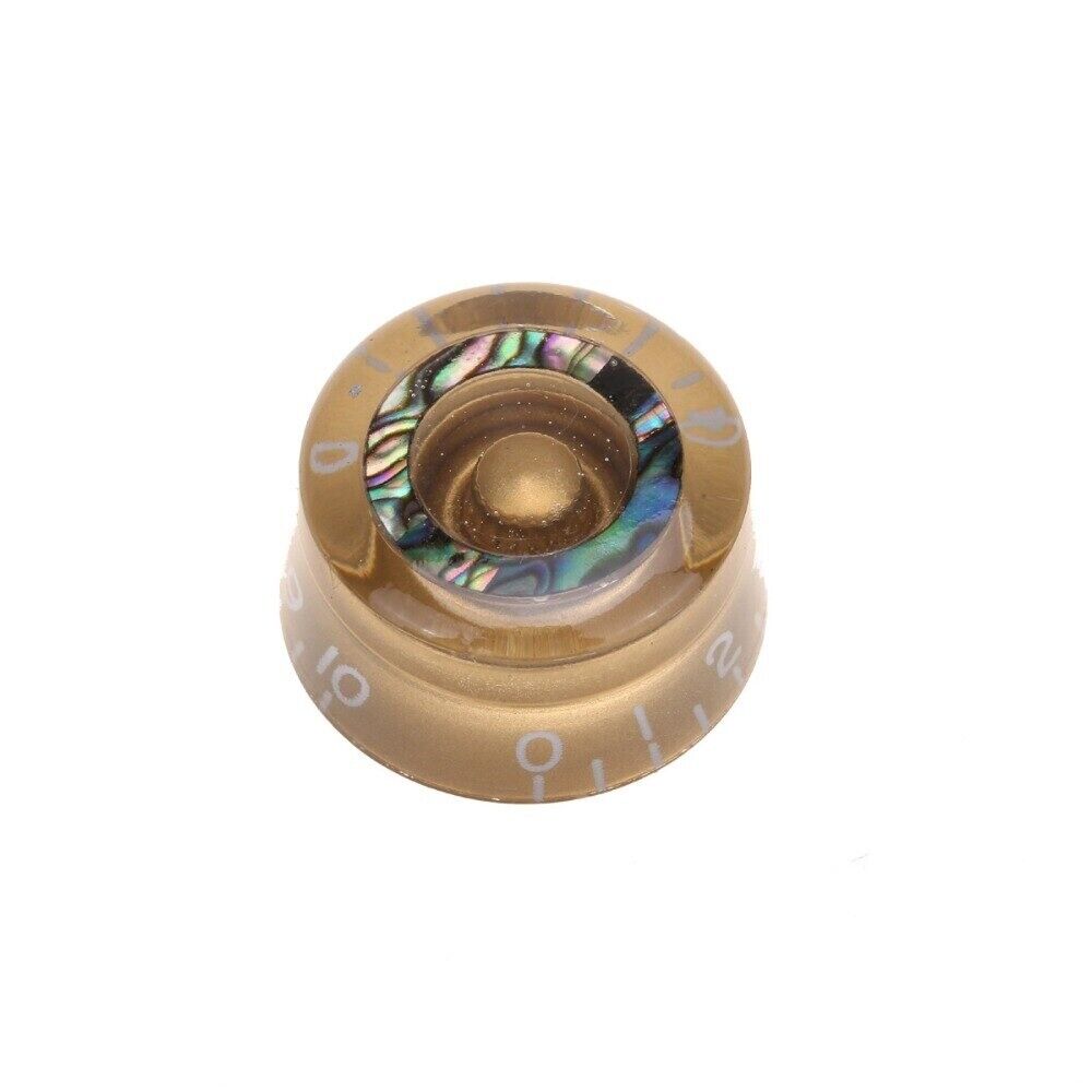 Gold Guitar Abalone Top Speed Knobs Set Fit Epiphone Les Paul / SG / DOT ES