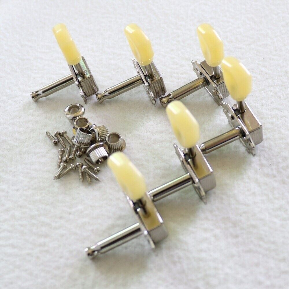 Vintage Deluxe Guitar Machine Heads Tuning Pegs in Nickel Fit Gibson Les Paul SG