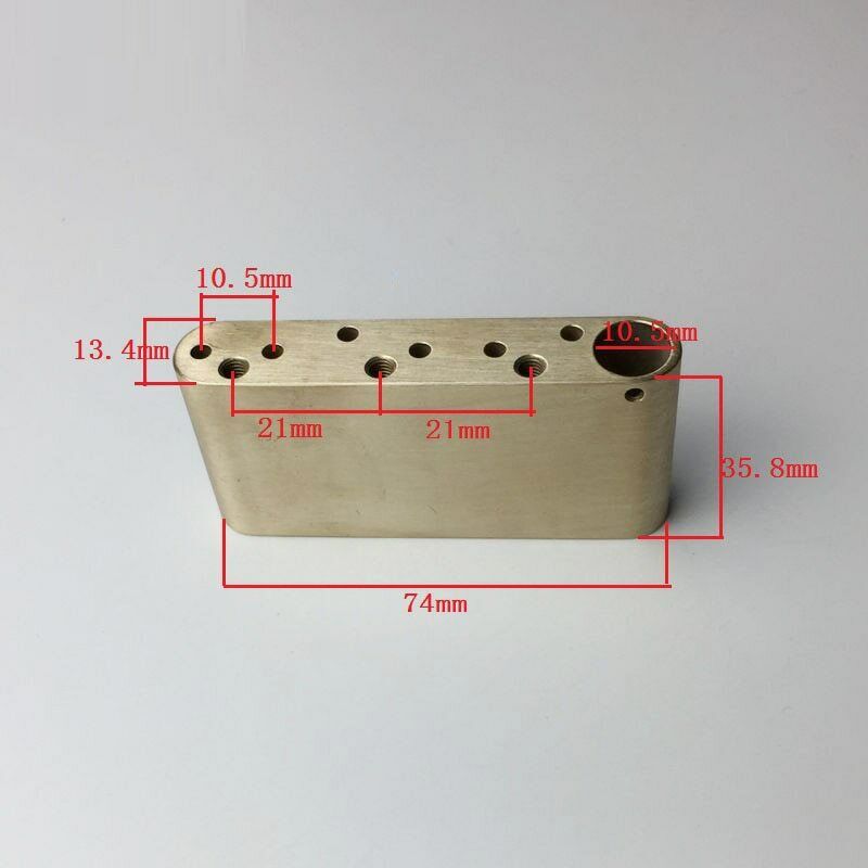 Electric Guitar Tremolo Bridge Brass Block Fit Wilkinson WVP, WVP6, WV6 Tremolos