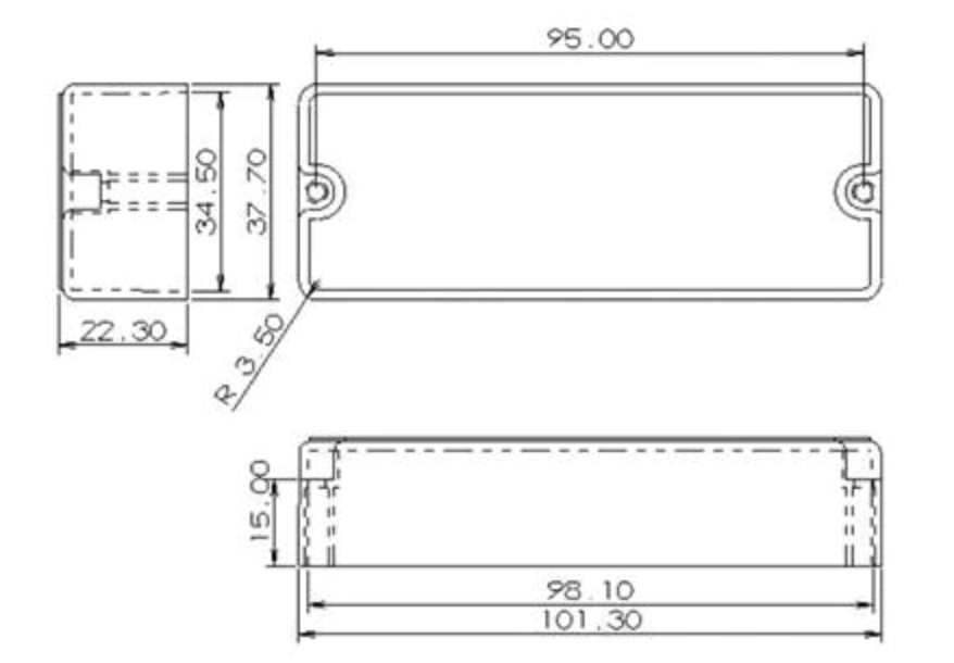 4pcs SoapBar 5 String Electric Bass Pickup Covers Fit Ibanez,Schecter,ESP LTD
