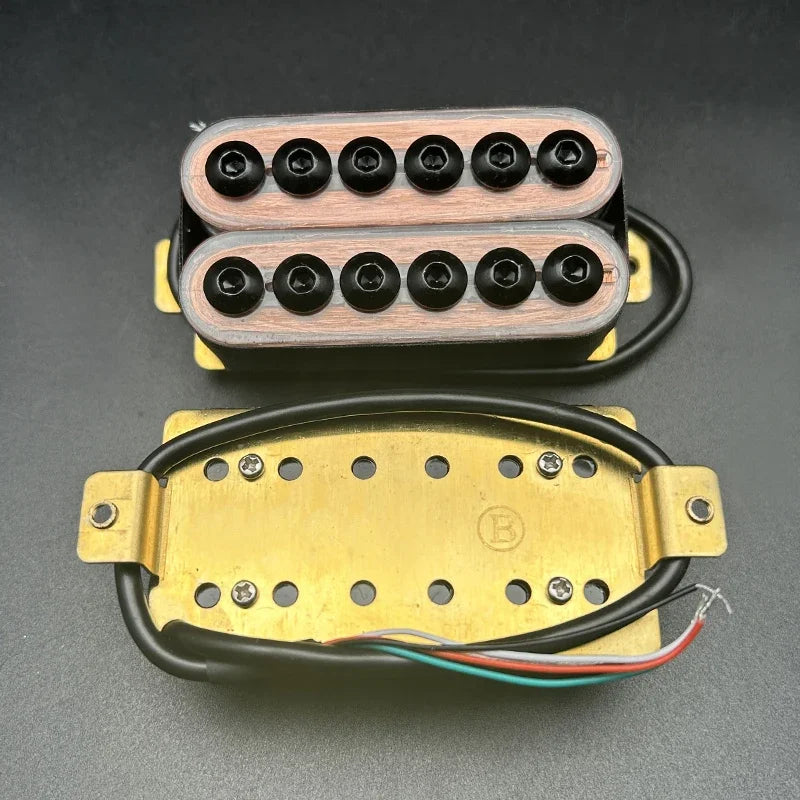 Neck and Bridge Guitar Large Pole Humbucker Pickups Set
