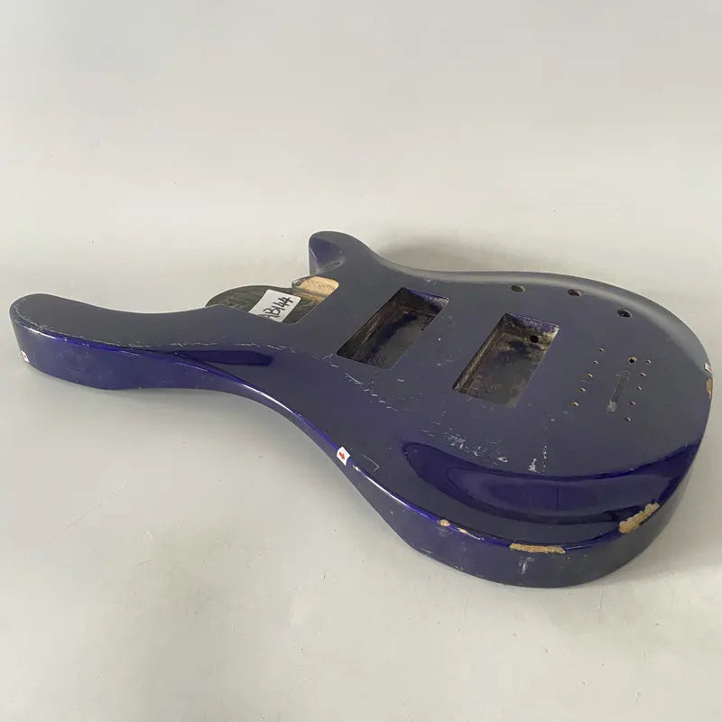 Blue 5 String Electric Bass Guitar Body DIY Project