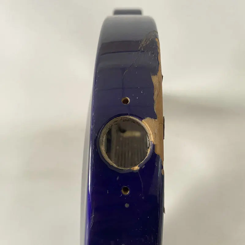 Blue 5 String Electric Bass Guitar Body DIY Project