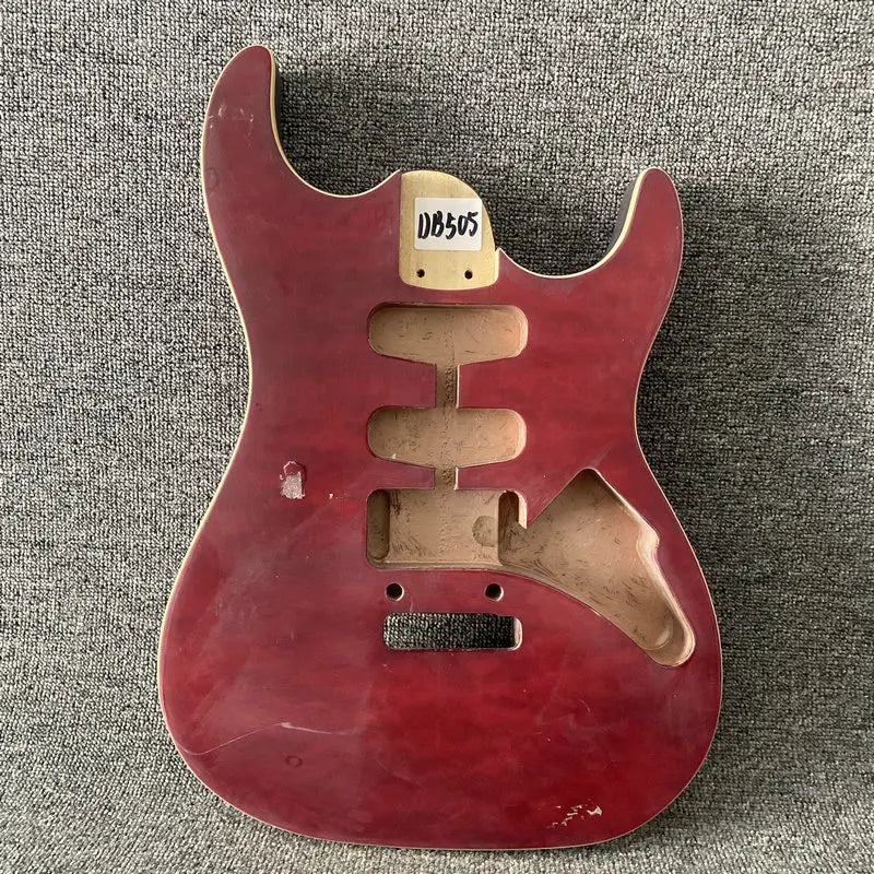 Okoume Wood HSS Guitar Body DIY Project