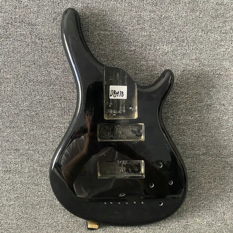 5/6 String Electric Bass Glossy Black Body
