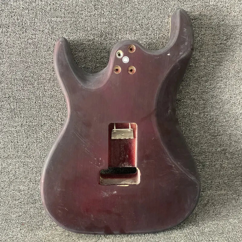 Okoume Wood HSS Guitar Body DIY Project