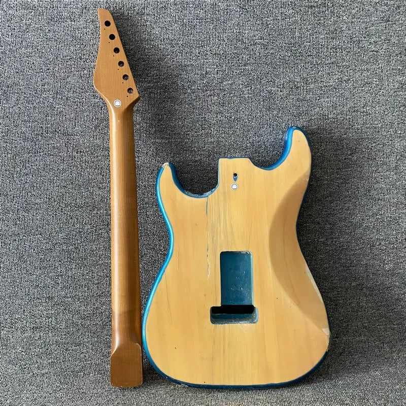Roasted Maple Wood Stratocaster Strat Style Guitar Neck with Body