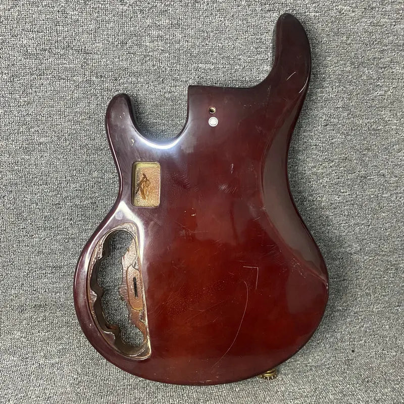 Basswood 4 String MM Bass Style Burl Wood Top Basswood Body