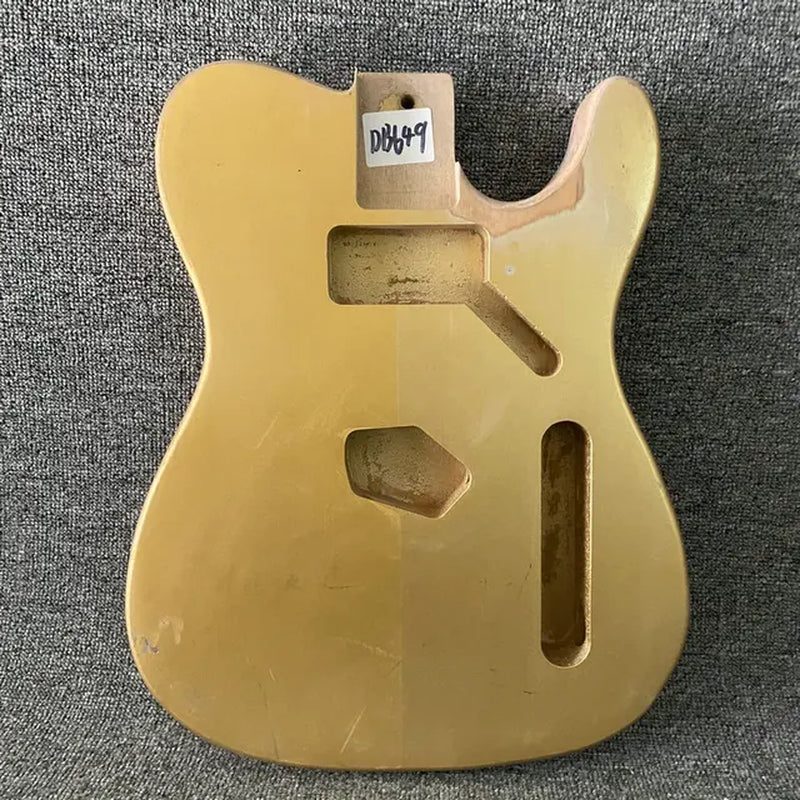 Metallic Gold Solid Basswood Guitar Body