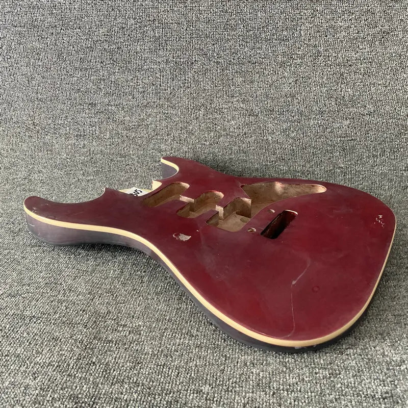 Okoume Wood HSS Guitar Body DIY Project