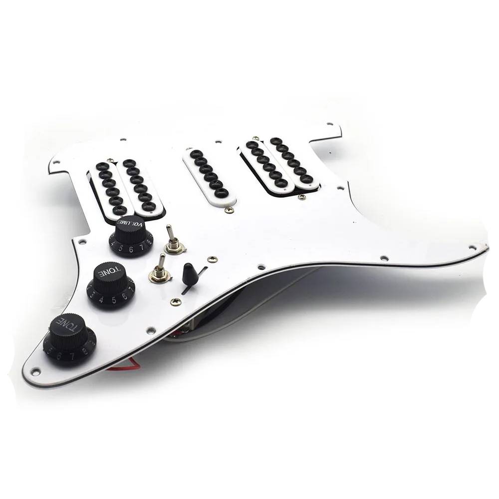 HSH Electric Guitar Multi Tones Loaded Prewired Pickguard For Fender Stratocaster Strat