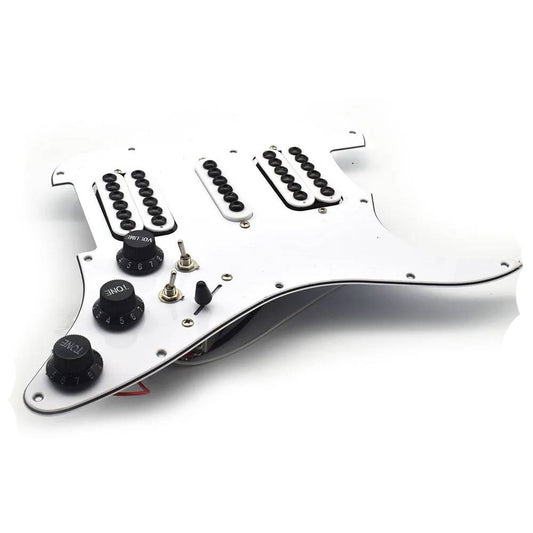 HSH Electric Guitar Multi Tones Loaded Prewired Pickguard For Fender Stratocaster Strat