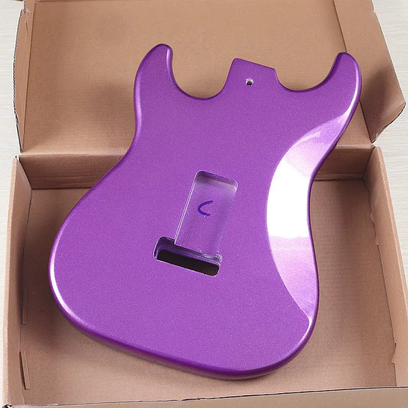 Metallic Finish Guitar Poplar Wood Body DIY Project For Stratocaster Strat DIY Project