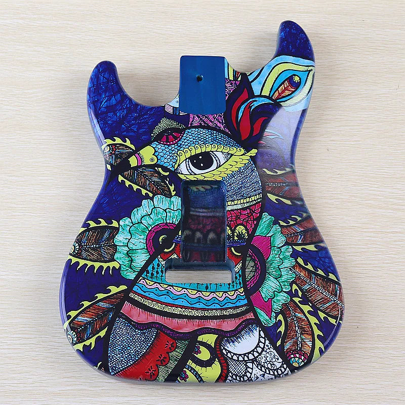 Metallic Finish Guitar Poplar Wood Body DIY Project For Stratocaster Strat DIY Project