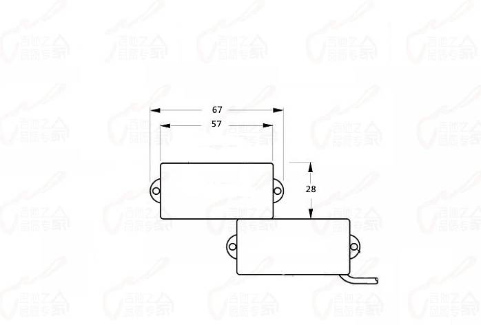 MEC 4/5 Strings  Active P-Bass  Pickups