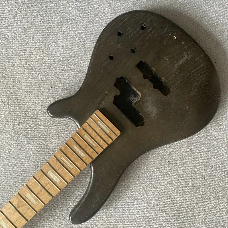 5 String Electric Bass Basswood Body with Maple Neck