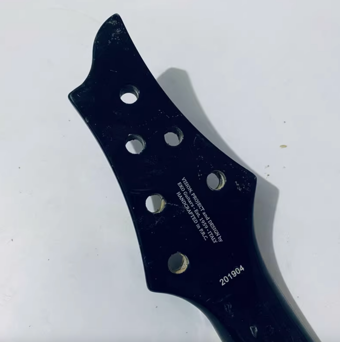 Black Eko Guitar Maple Wood Neck, Rosewood Fingerboard, 22 Frets