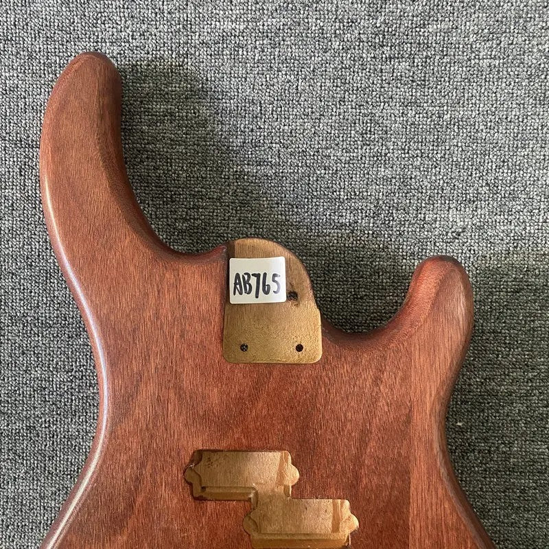 Mahogany Wood 4 String Electric Bass Body