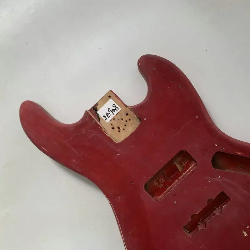 Red Bass Guitar Basswood Body Fit Jazz Bass