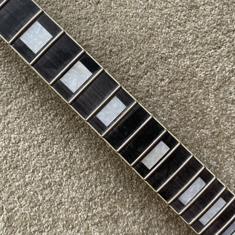 Maple Wood Electric Guitar Neck, Rosewood 22 Frets Fretboard Fit LP Le