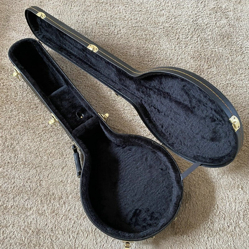Black Banjo Leather Hard Case
