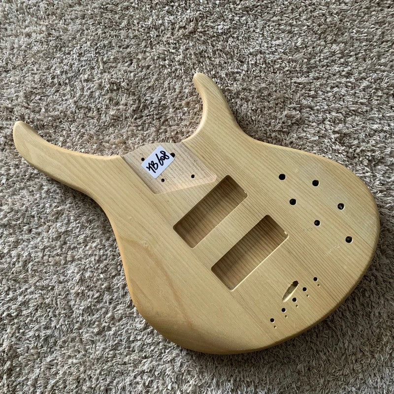 Solid Ash Wood 5 String Bass Guitar Solid Body DIY Project