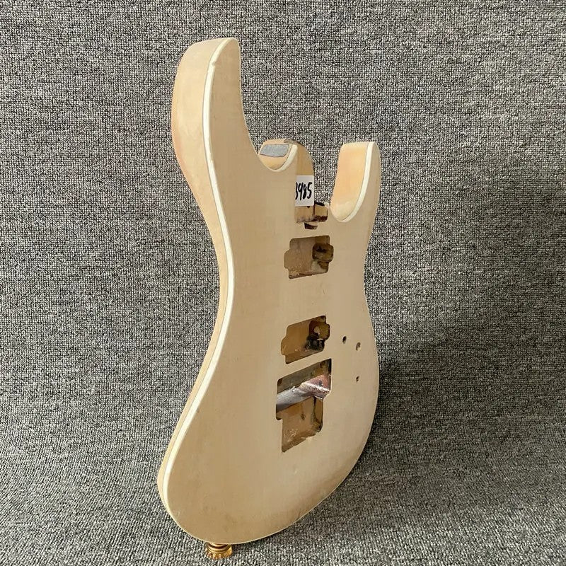 HH Basswood Guitar Body with Tiger Maple Top