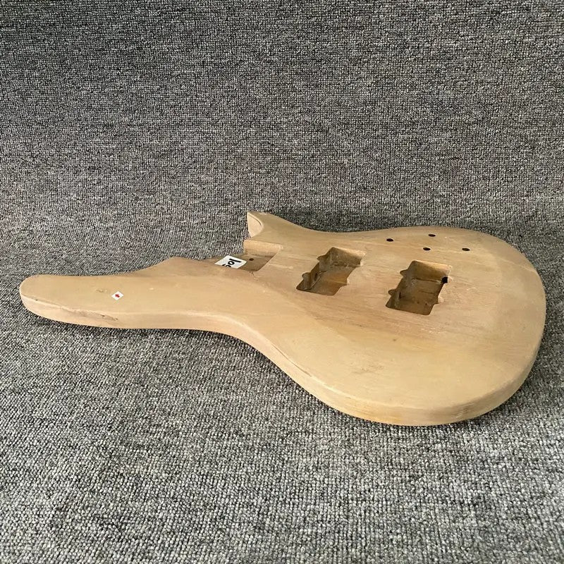 Mahogany Wood Electric Bass Guitar Body