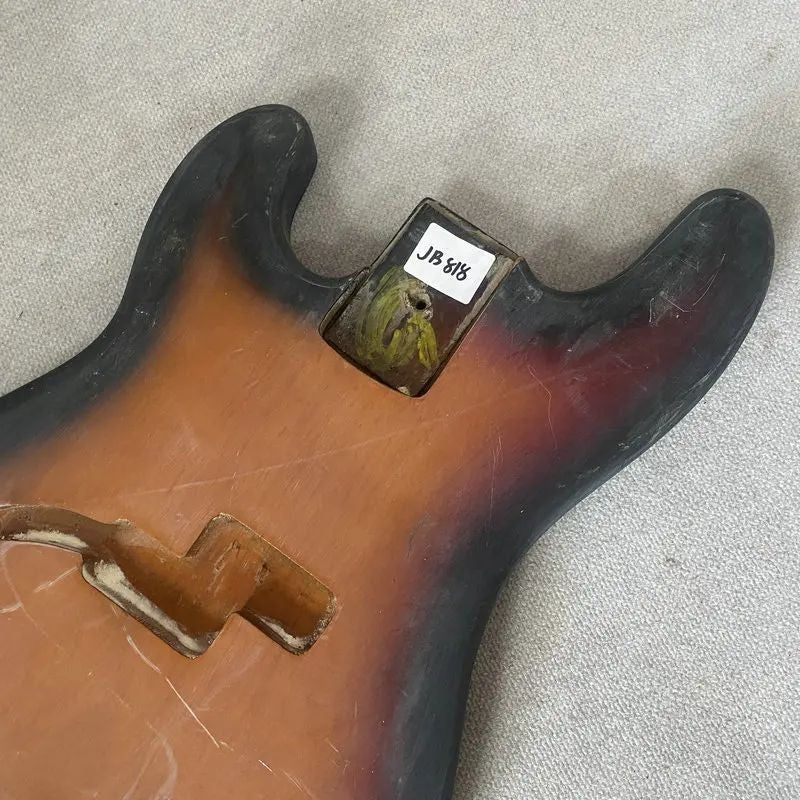 Tobacco Burst Left Hand Precision Bass DIY Project Basswood Body