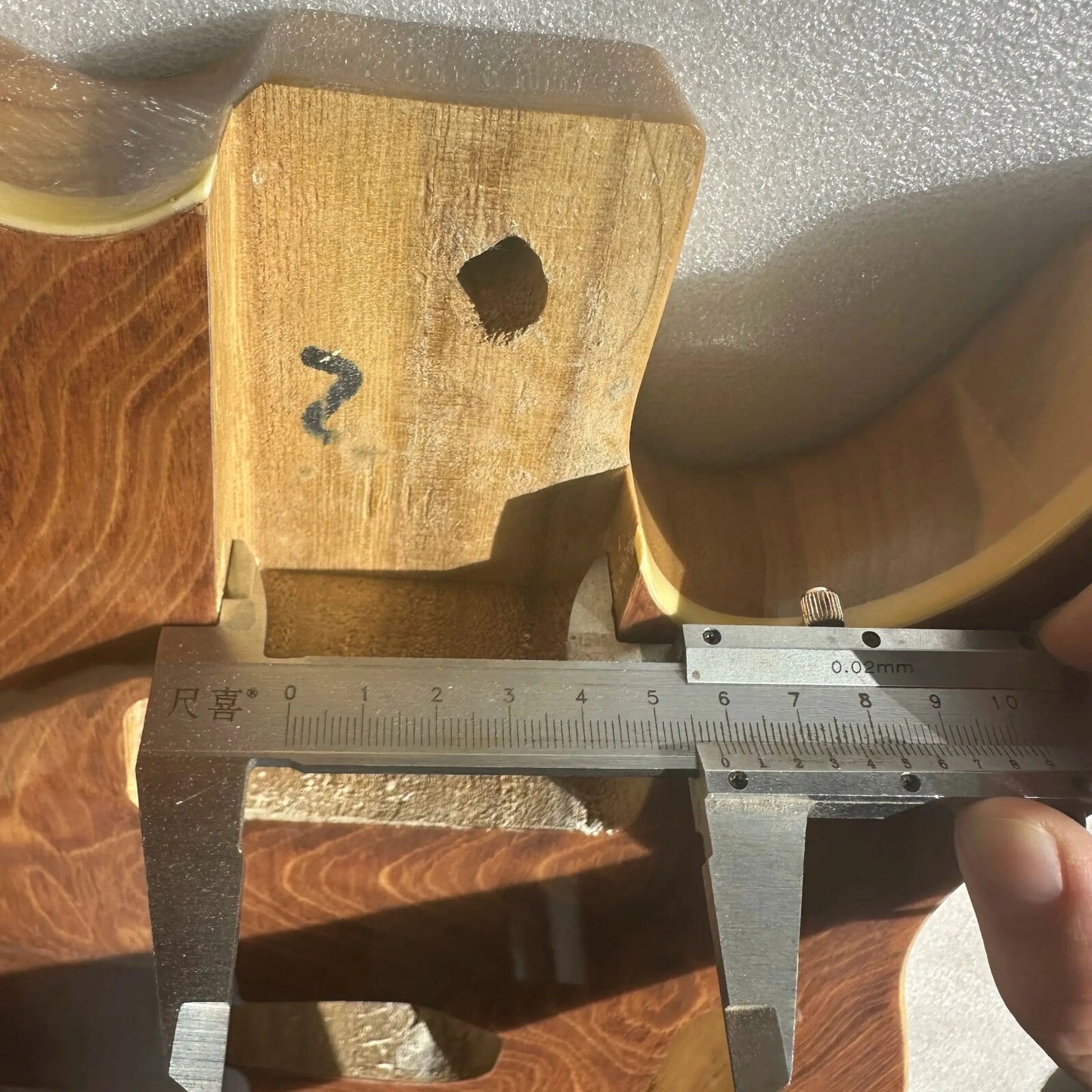 Paulownia Guitar Body with Maple Top Fit Tele Telecaster